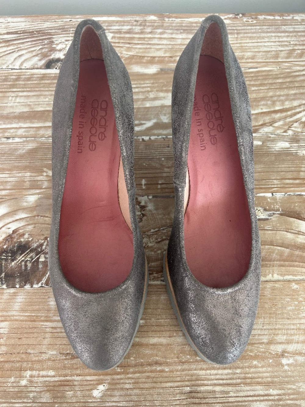 NWOB Andre Assous Pumps in Gunmetal Sz 40 - 9.5 US